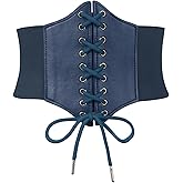Century Star Womens Pirate Renaissance Corset Belt Accessories Lace-Up Waist Belt for Women Halloween Ren Faire Costume