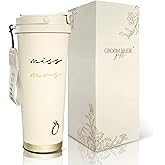 Mr&MrsGifts Miss to Mrs Tumbler, Bride to be tumbler for engagement gifts,Mrs coffee mug for bride gifts, Mr Mrs champagne tumblers with Lid and Straw