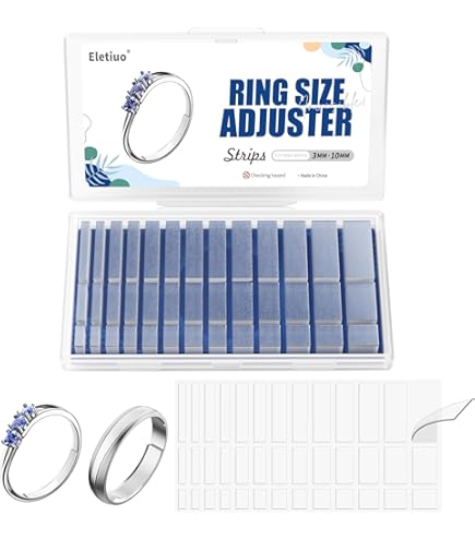 Ring Snuggies For Women 12 Pack Ring Size Adjuster Invisible Clear