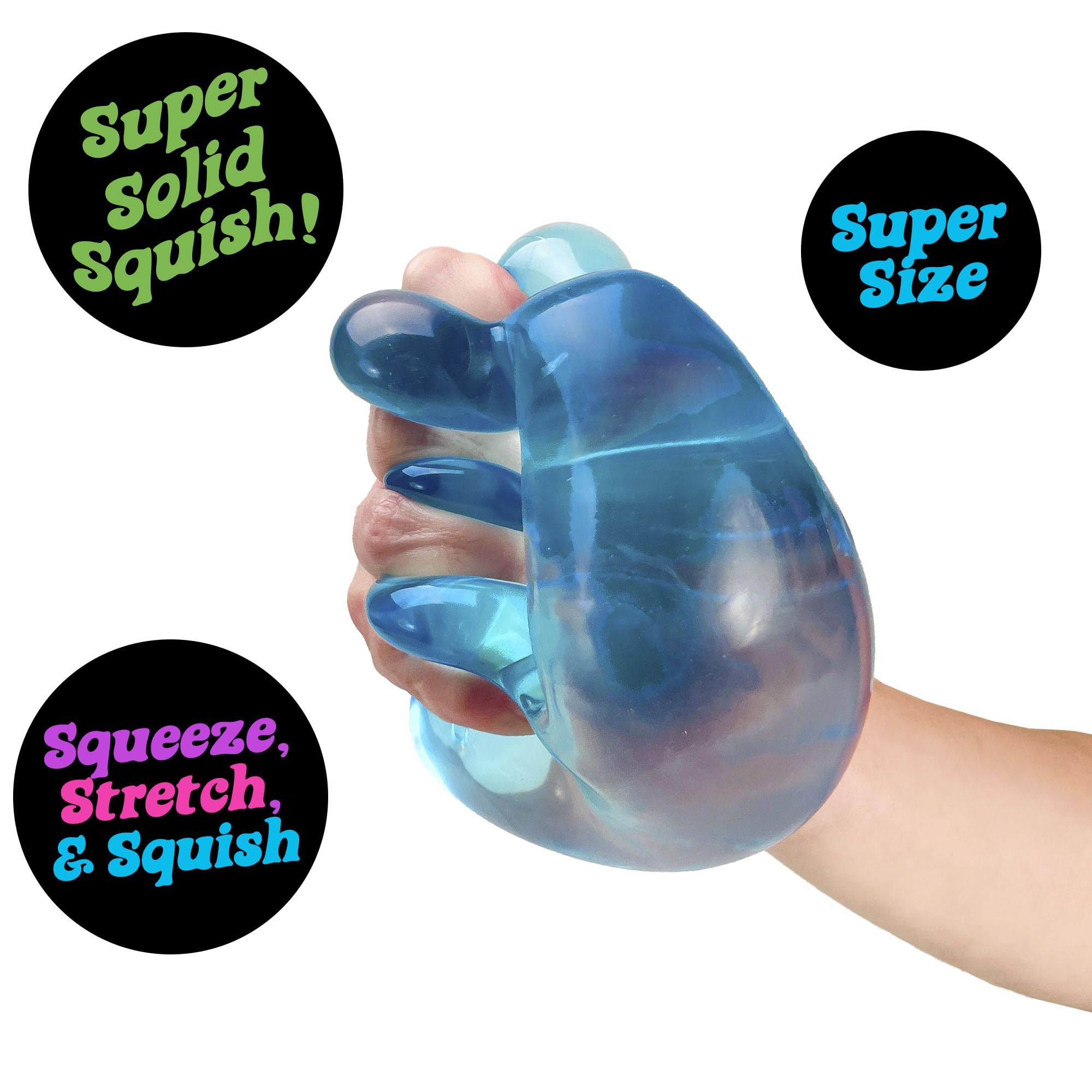 Schylling NeeDoh Nice Berg - Giant NeeDoh Nice Cube - Sensory Squeeze Toy with a Super Solid Squish - Ages 3 and Up - One Cube