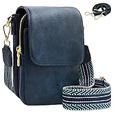 lifwimner Small Crossbody Purse for Women Trendy Vegan Leather Cell Phone Bags with Card Slots & Adjustable Straps