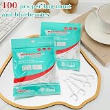 Smilcloud 200 Pcs Dental Floss Stick Teeth Picks Interdental Cleaners view 6
