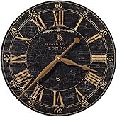 Uttermost 06029 Bond Street - 18 inch Wall Clock - 18 inches Wide by 2 inches deep