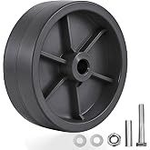 XIANGZI 6-Inch Boat Trailer Jack Wheel Replacement | Trailer Tongue Jack Wheel Hitch Utility Replacement Parts Jack Wheel 1200lb Capacity