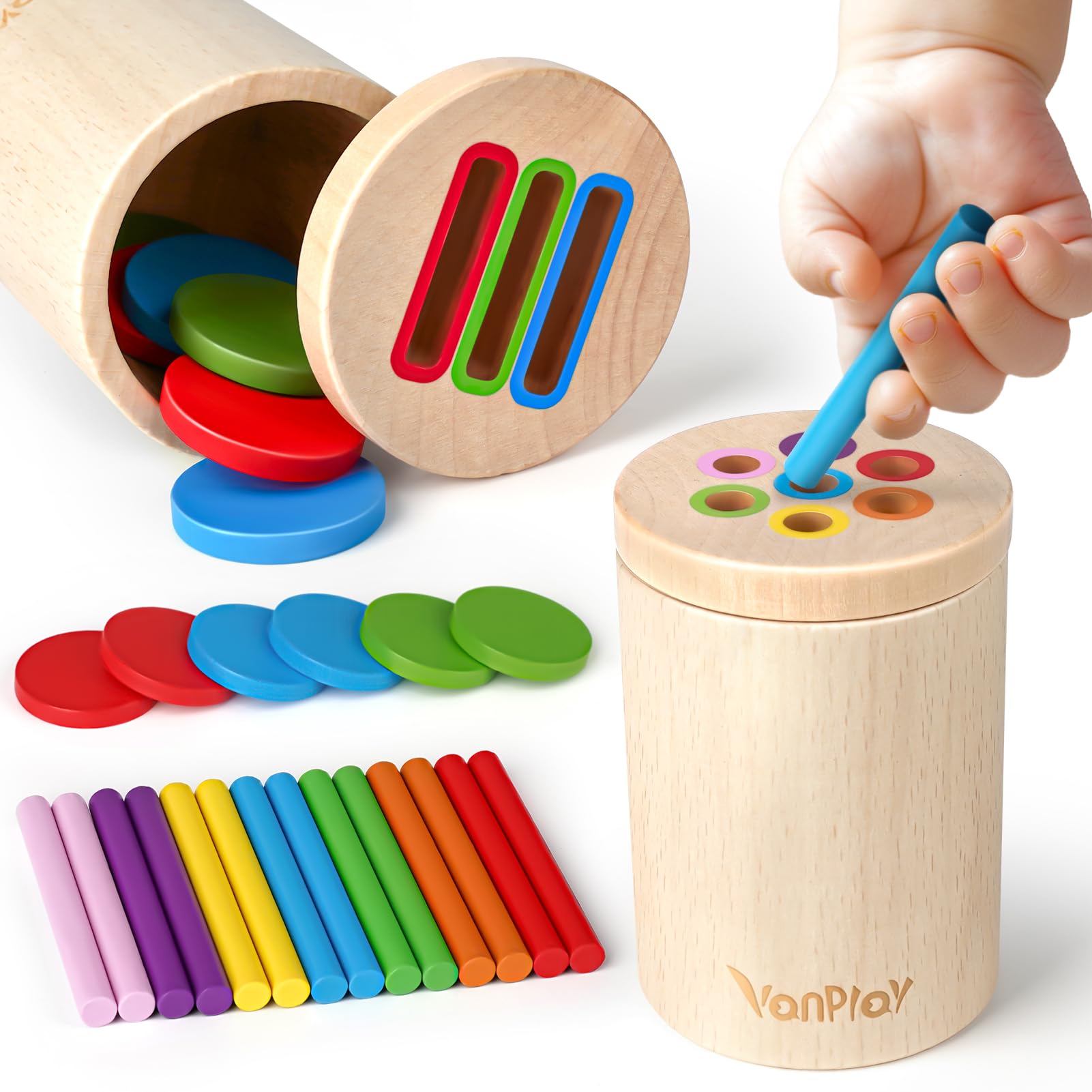 vanplay-montessori-toys-for-1-3-year-old-wooden-learning-color-sorting