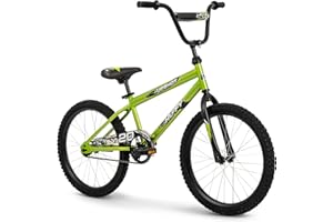 Huffy Upshot 12/16/20 Inch Boys' Bike for Kids, Ages 3+ Years Old, Multiple Color Options, Removable Training Wheels (12" and 16" Only), BMX Design, Designed for Growth, Durable, Easy Assembly