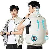 Koconh Japanese Fan Jacket, Storm Fan Jacket, Stay Cooling Workwear with 2 Fans