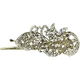Goldene Kristall-Haarnadeln – 5 Stück, U-Form, Strass, Für Hochzeit, Party & Alltag