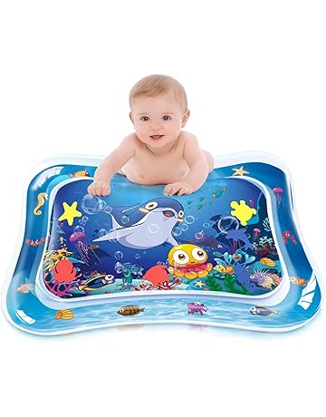 Infinno Upgraded Material Inflatable Tummy Time Baby Water Mat for 3 6 9 12 Months Baby Infant Gift Toys,Your Baby's Stimulation Growth, Sensory Toys for Baby Boy Girl