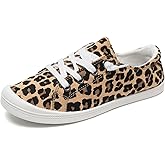 FUNKYMONKEY Shoes for Women, Comfort Low Top Canvas Slip On Sneakers Classic Casual Walking Shoes