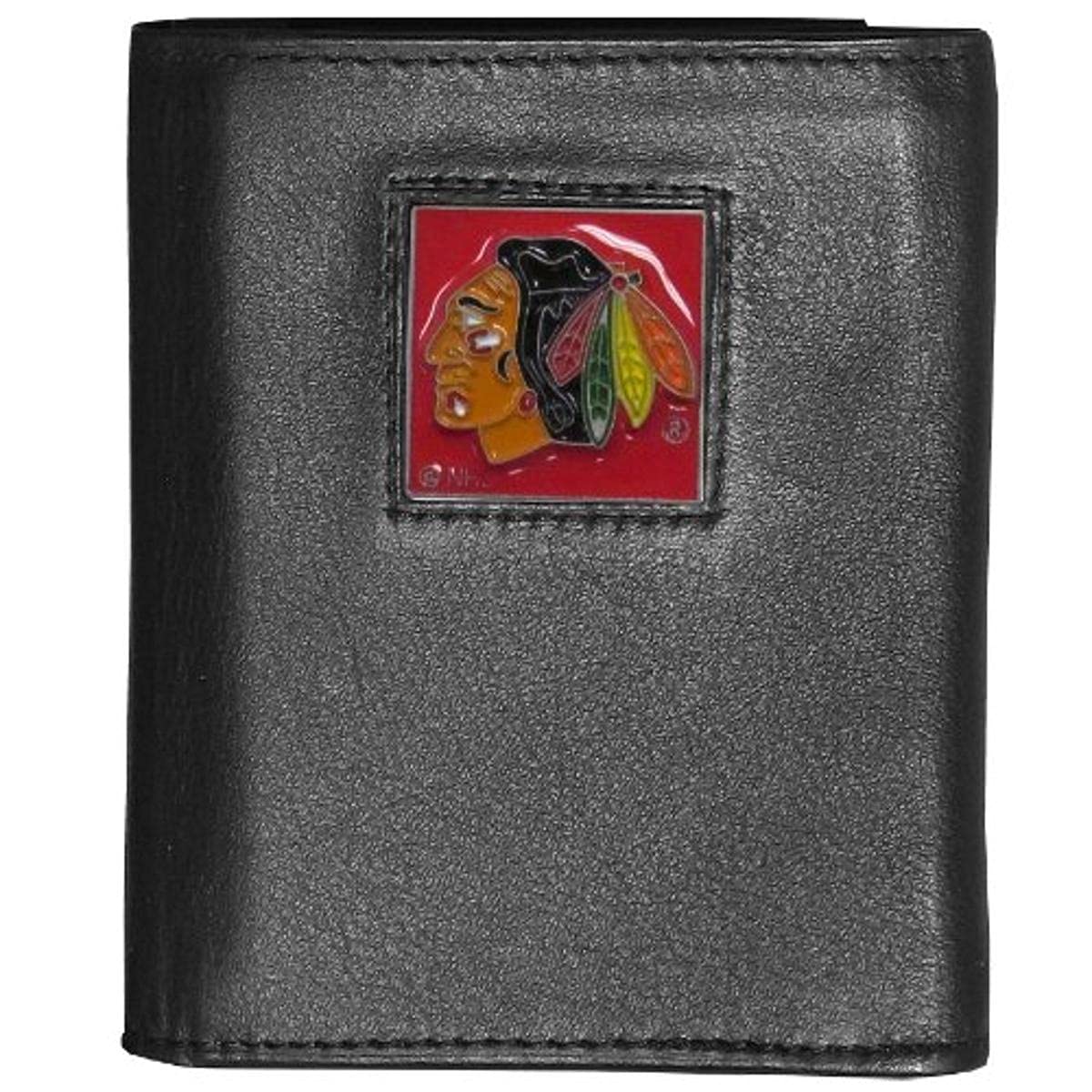 Siskiyou Sports NHL Chicago Blackhawks Genuine Leather Tri-fold Wallet