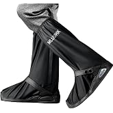 MLUUHK Rain Shoe Covers, Reusable Waterproof Rain Cover for Shoes, Non-Slip PVC Rain Boot Covers for Men and Women