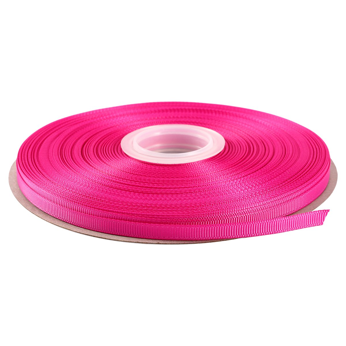 ITIsparkle 6mm Grosgrain Ribbon 45 Meters-Roll Set for Gift Wrapping Scrap Books Party Favor Hair Braids Baby Shower Decoration Cake Decoration Floral Arrangement Craft Supplies, Garden Rose Ribbon