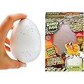 JA-RU Giant Dinosaur Egg Growing Toys (1 Eggs Assorted) Magic Surprise Hatching& Grow in Water Animals for Kids, Boys & Girls. Bulk Jurassic Party Favors Easter Basket Fillers. 1747-1s