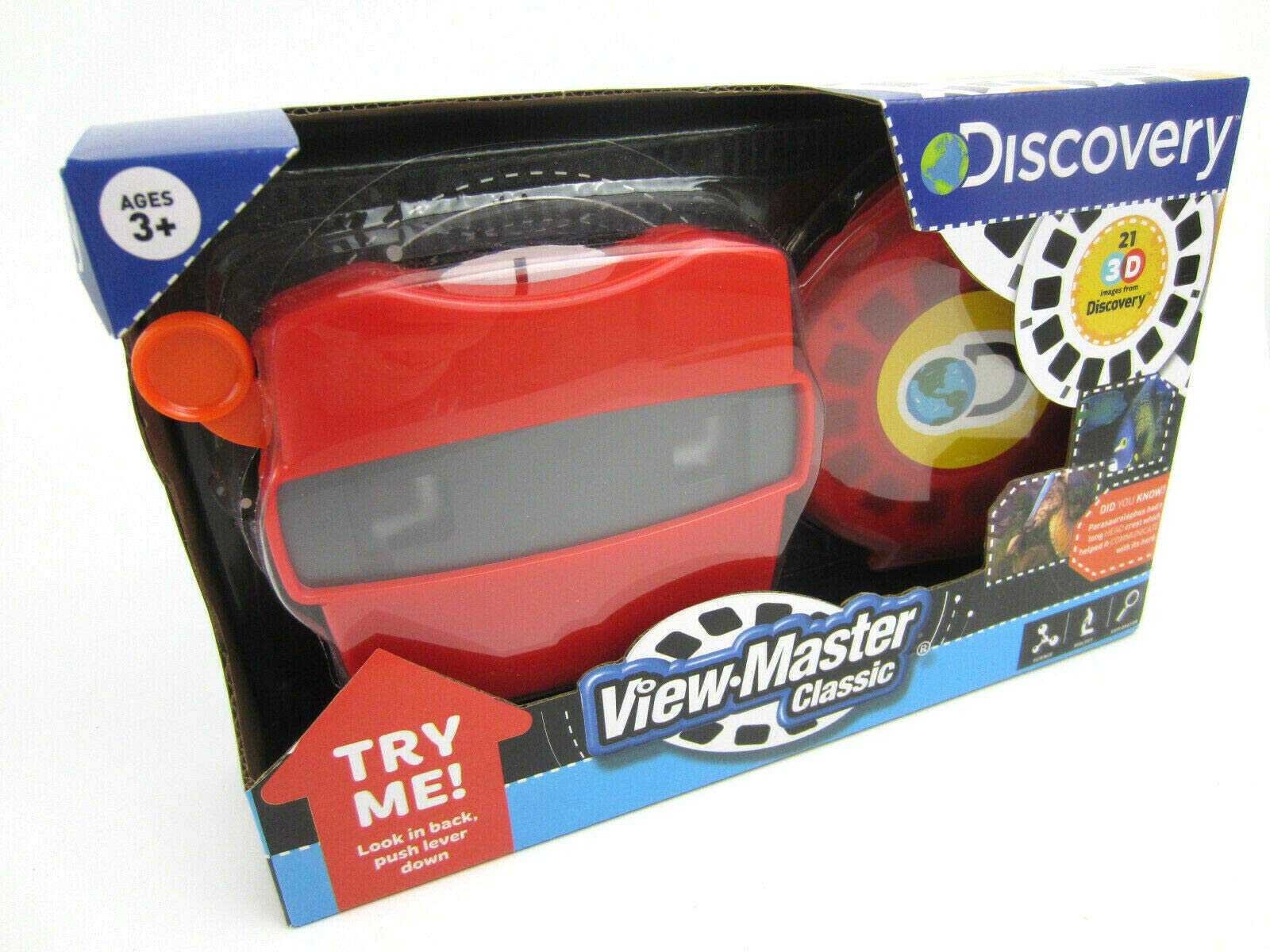 Big Game Toys~3D View-Master Discovery Kids with Free BGT Sticker Dinosaurs Marine Animals Viewmaster Viewer Box Set