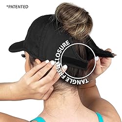 Ponyflo Women's Ponytail Baseball Cap - Curly Hair