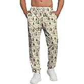 Socira Sweatpants for Men Men's Sports Jogger Pants Mens 3D Printed Casual Pants Workout Track Pants with Drawstring