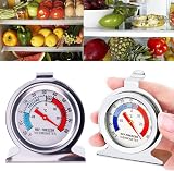 Fridge Thermometer Stainless Steel Dial Pack of 2 view 3
