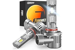 forenner 2024 Upgraded 9012/HIR2 Light Bulb, 28000LM 800% Brighter, 1:1 Size 9012 Bulb Halogen Replacement, 6500K Cool White Direct Installation, Pack of 2