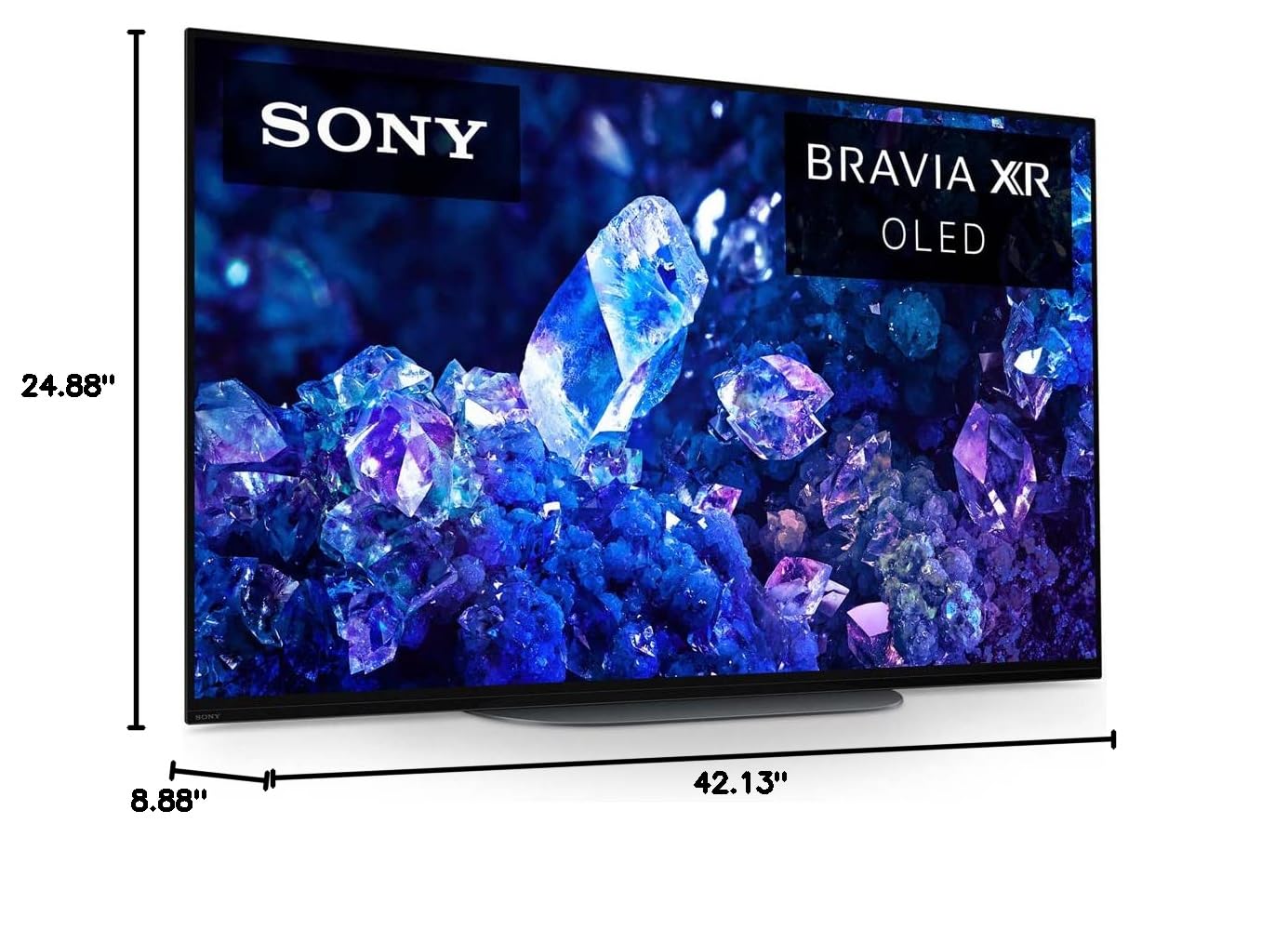 Sony XR48A90K Bravia XR A90K 48 inch 4K HDR OLED Smart TV Bundle with Premiere Movies Streaming + 37-100 Inch TV Wall Mount + 6-Outlet Surge Adapter + 2X 6FT 4K HDMI 2.0 Cable