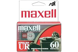 Maxell UR60 2-Pack Normal Bias Audiocassettes 109024
