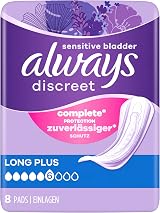 Always Discreet Long Plus Incontinence Pads 64 Long Plus Pads 4 x 16