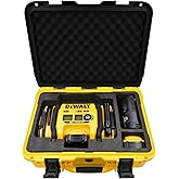 Air Compressor Case for DEWALT 20V MAX Tire Inflator DCC020IB - Waterproof, Dustproof, Shockproof Air Pump Hard Storage Carrying Bag for DEWALT Tools, Battery & Charger - Case Only
