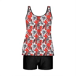 Tankini Swimsuits for Women Tummy Control Blouson