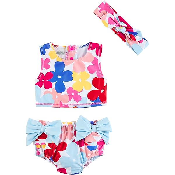 Conjuntos De Bikini Para Niña, Bañador Tampado, Traj De Baño Para