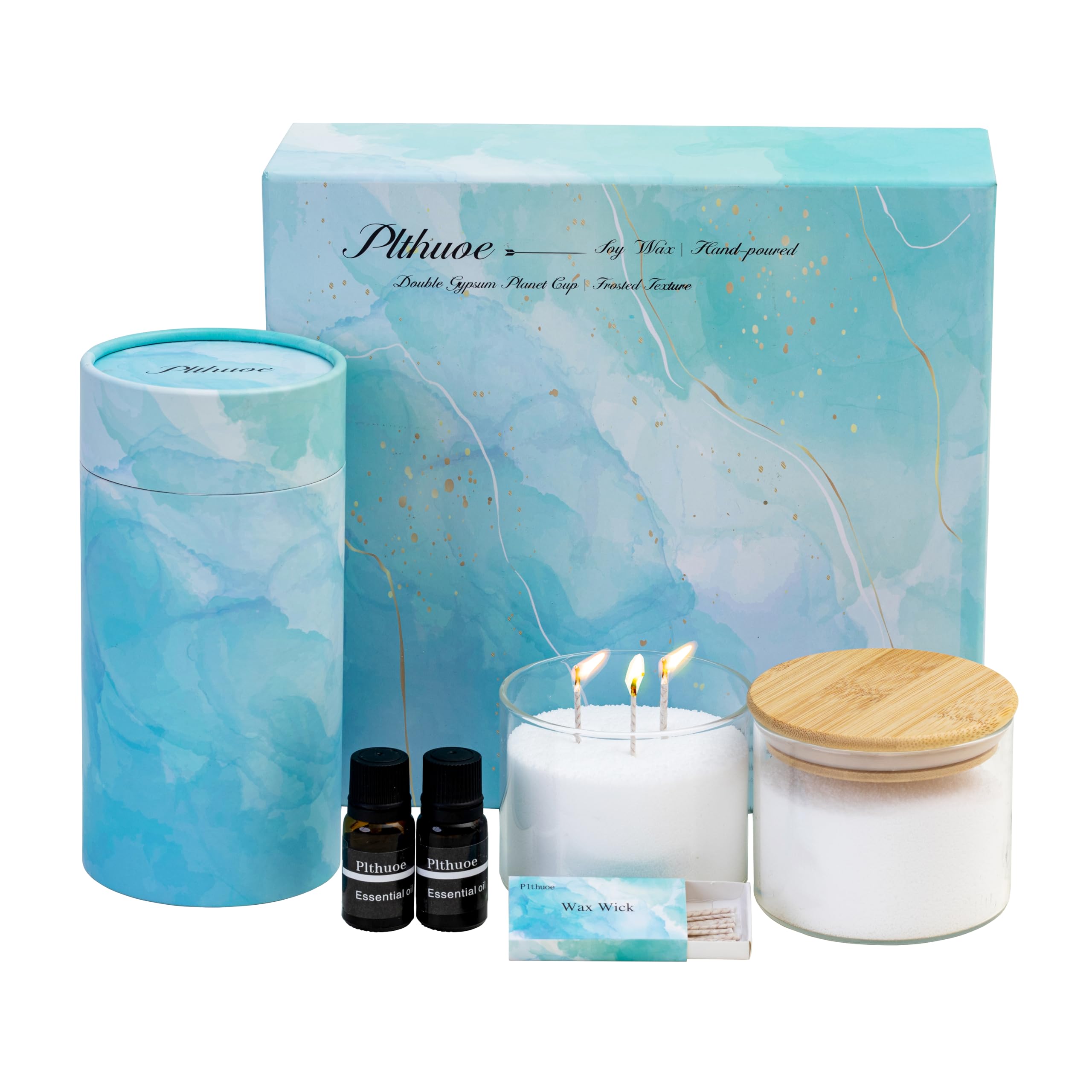 Photo 1 of **MISSING WICKS AND OILS/SAND AND JARS ONLY***Pearled Candles Sand and Wicks Gift Set Scented Candle Sand Wax with Wick Natural Wax Beads Customized Powder for Candle Making Candle Refill Kit 2 * Natural Fragrance Oils & 2* Free Large Glass Jar