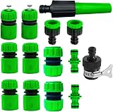 YAAVAAW 14Pack Hose Tap Connector Kit for Garden Hose 1/2" Quick Connect