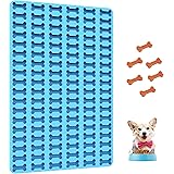 sofliym Dog Treat Molds Mini Dog Bone Silicone Molds, Dog Treat Maker Dog Biscuit Molds with Scraper (1 PCS mini bone)
