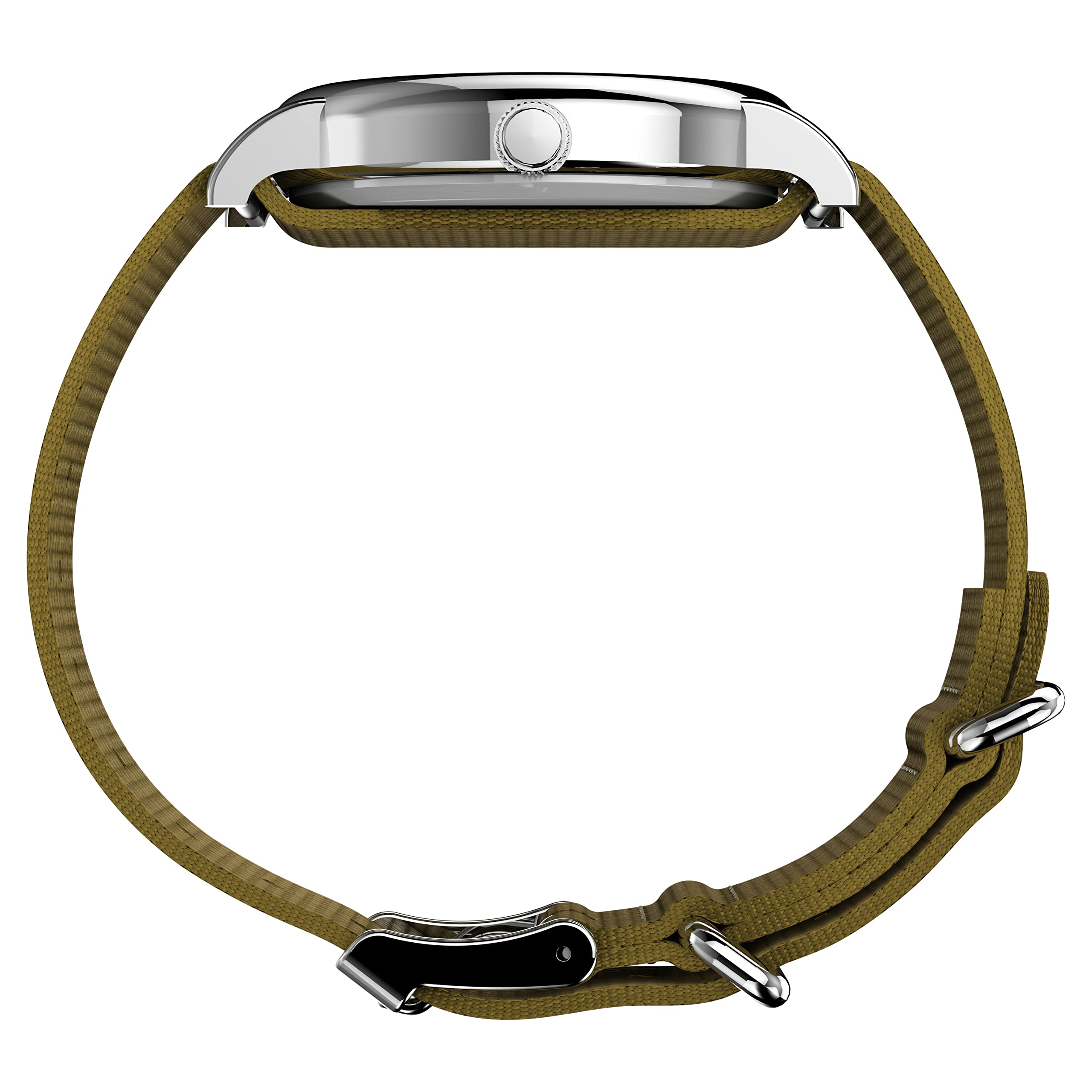 Timex Weekender 38mm Unisex Analog Watch | INDIGLO Backlight | Adjustable Durable Nylon Fabric Slip Through Strap | 24 Hour Time