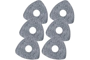 VENETIO Innowellclean Triangle Spin Mop Refills - Include Washable Microfiber Mop Pad Replacements (Qty 6)