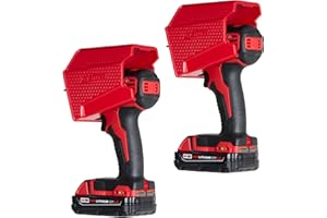 CADDY Drill Holder, Power Tool Organizer, Utility Storage Rack | Universal Wall Mount Cordless tools holder fits most drills like Milwaukee Drill (2-PACK) (Red)