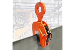 Bigorenda 2 Ton 4410lbs Vertical Plate Lifting Clamp,Heavy Duty Vertical Plate Lifting Clamp,Opening to 1.18'',for Welding and Transporting
