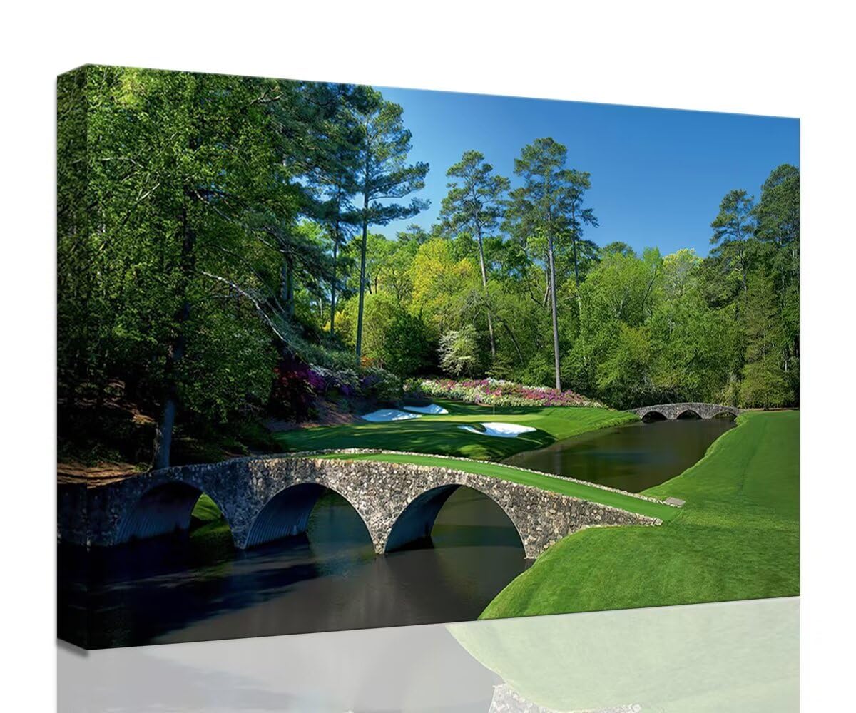 chenchenArt Augusta National Golf Course Wall Art