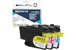 LCL Compatible Ink Cartridge Replacement for Brother LC3033 XXL LC30333PK LC3033C LC3033M LC3033Y (3-Pack, Cyan Magenta Yello