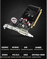 Peowuieu HD7450 Graphics Card 2GB GDDR3 64bit PCI-E 2.0 HDMI VGA view 2