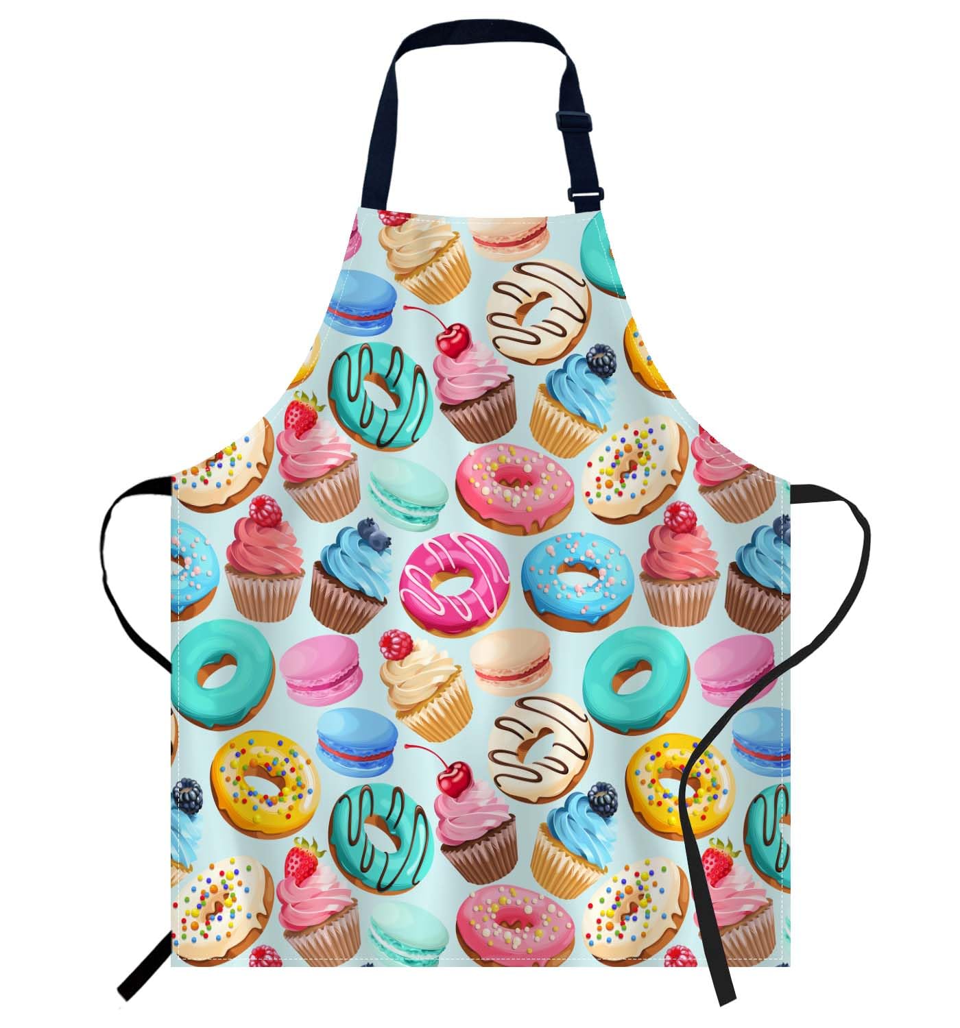Smooffly Sweets Apron Adjustable Apron Cooking Kitchen Chef Women Men Aprons for Home Kitchen, Restaurant, Coffee House, Baking Gardening BBQ — image 1