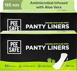 PEESAFE Aloe Vera Panty Liners 185mm Pack of 100