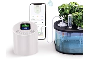 LetPot EC & Temperature Meter with APP, Multi-Layer Electroplated Probe, Water Shortage Reminder, Conductivity Meter for Hydroponic System and Indoor Plant Grow (No Pump)