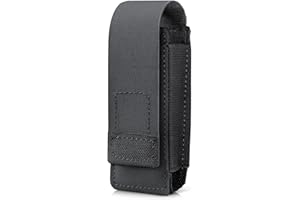 WYNEX OC Pepper Spray Holster Pouch, Small MOLLE Flashlight Holder Tactical Multitool Mag Accessories Pouch for Duty Belt