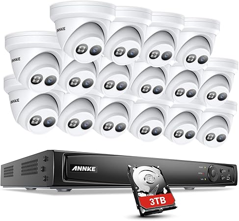Annke 4k Ultra Hd Poe Surveillance Camera Set 8mp Video Amazon De Camera Photo