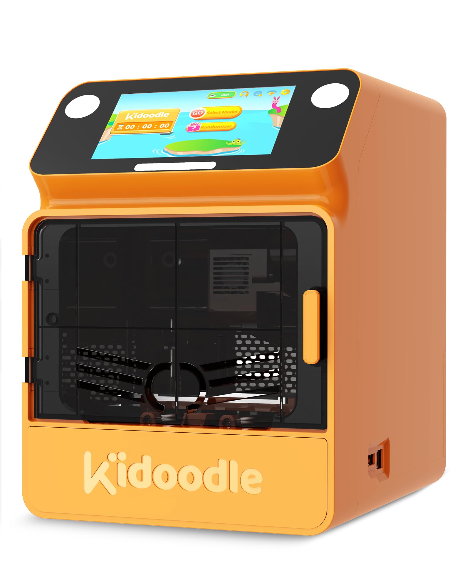 Photo 1 of Kidoodle Minibox A1-3D Printer for Kids, Fully Assembled Quick Start Fast Printing Auto Leveling Mini 3D Printer for Beginners and Kids