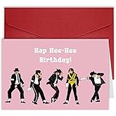 Bhiosng Funny Birthday Card, Happy Birthday Card Gift for Dancer Women Men, Inspired Birthday Card Birthday Merch, Hip Hop Birthday Gift For Dad Mom Grandparent