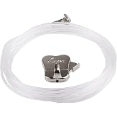 STAS Picture Hanging Cable: STAS Cobra + perlon Cord 59 inch + Zipper Hook - 5 Pack