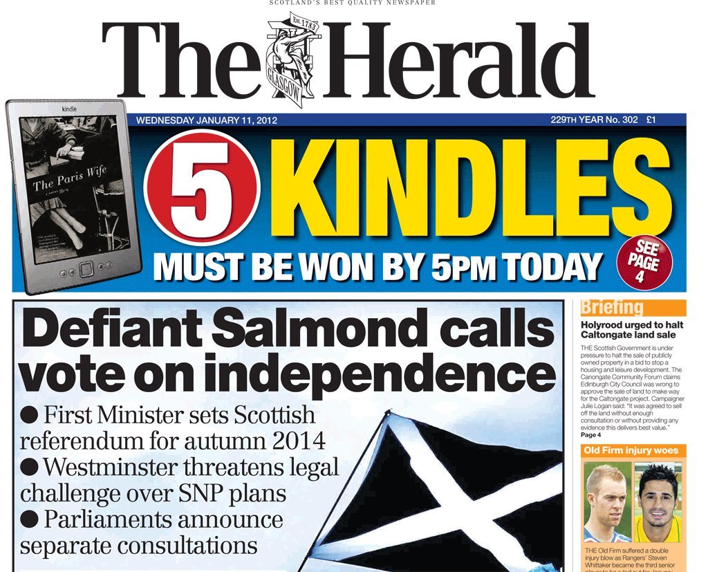 The Herald Sunday Herald Amazon Co Uk Kindle Store