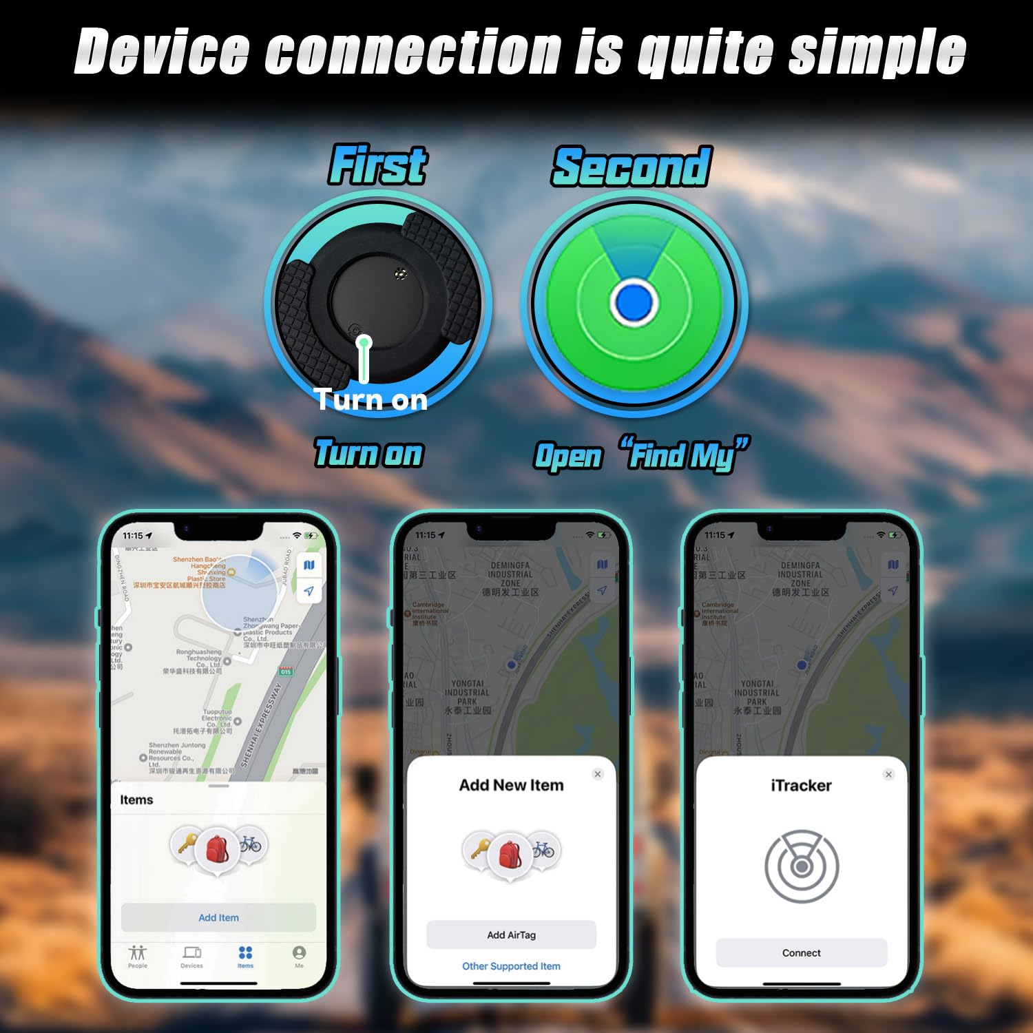 GPS Tracker for Vehicles Mini Real-Time Magnetic Tracking Device Weatherproof Case No Monthly Fee Compatible with Apple Find My iOS Only Best Hidden Car Tracker for Full Global Coverage