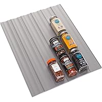 YouCopia SpiceLiner Spice Drawer Liner, 10ft Roll, Gray
